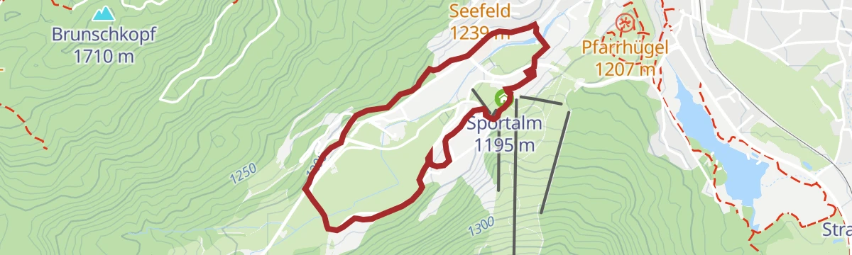 Route map: Rundwanderung im Möserer Tal